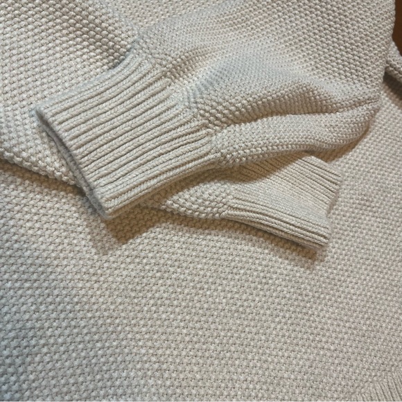 100% Cotton Old Navy Heavy Knitted Tunic Length Oatmeal Cozy Sweater - Medium - Picture 5 of 11
